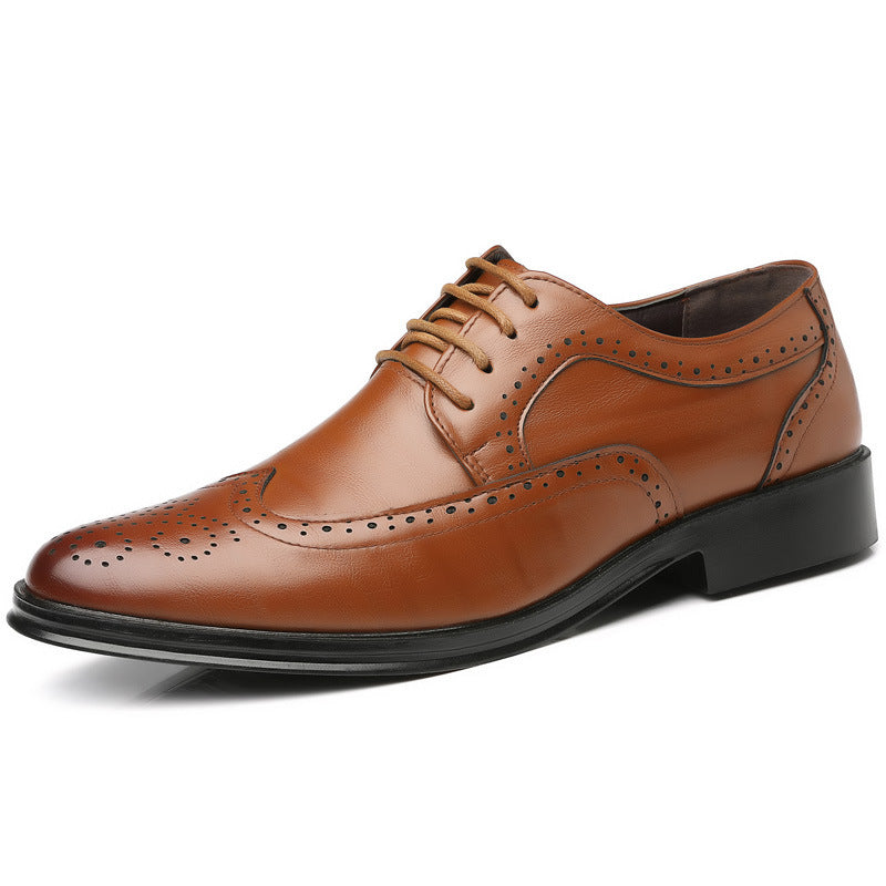 Chaussures Richelieu Classiques À Bout Golf Pour Homme | À Lacets