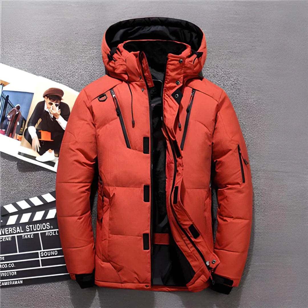 Veste D’Hiver Pour Homme Avec Capuche | Fermeture Éclair