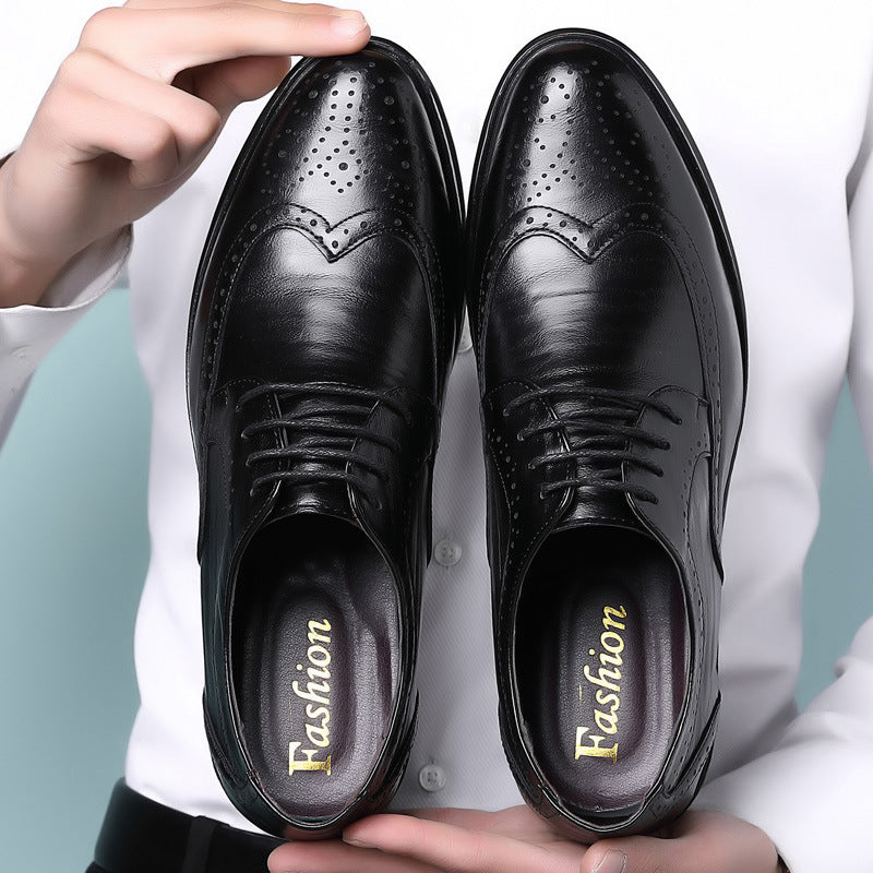Chaussures Richelieu Classiques À Bout Golf Pour Homme | À Lacets