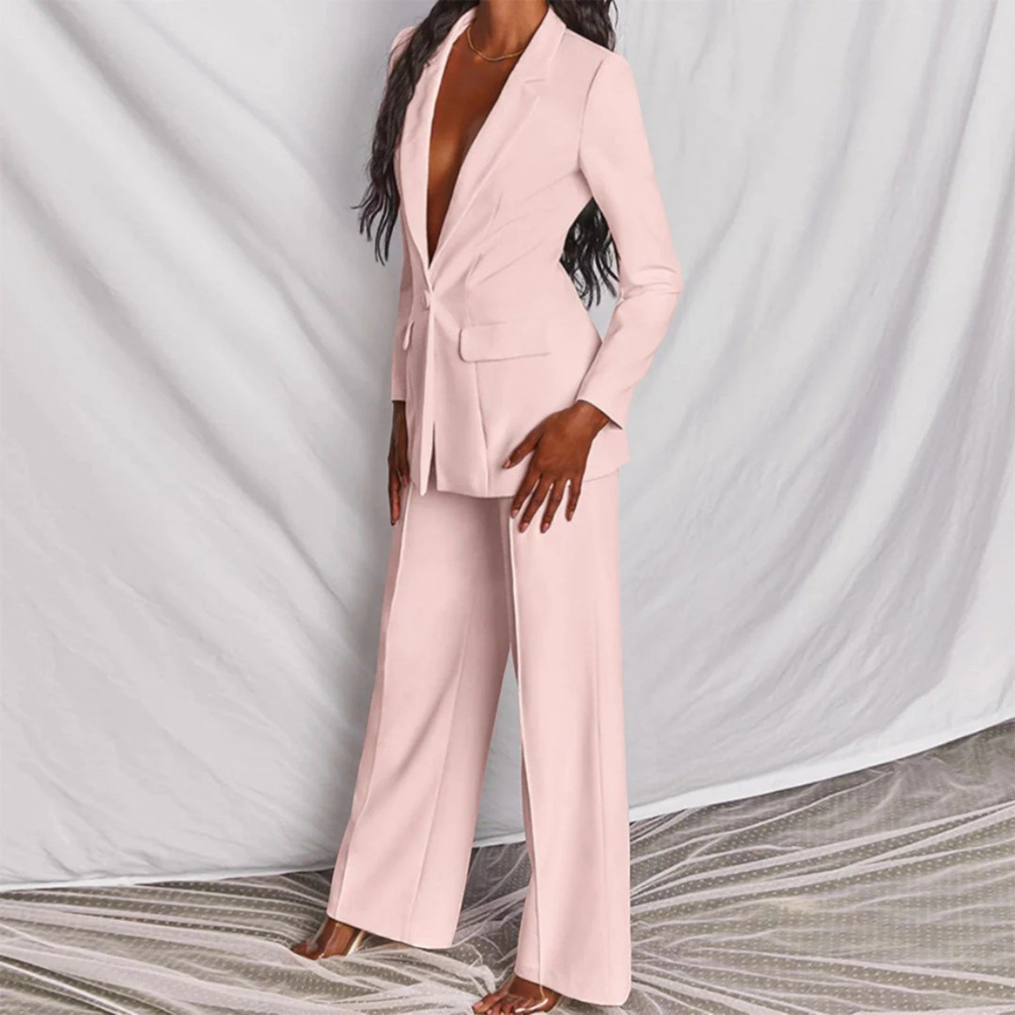 Leona | Ensemble Blazer Deux Pièces Chic Pour Femme