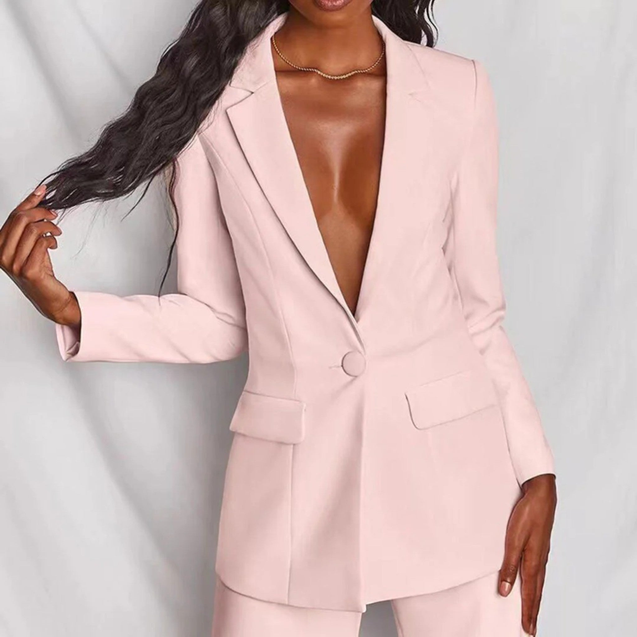 Leona | Ensemble Blazer Deux Pièces Chic Pour Femme