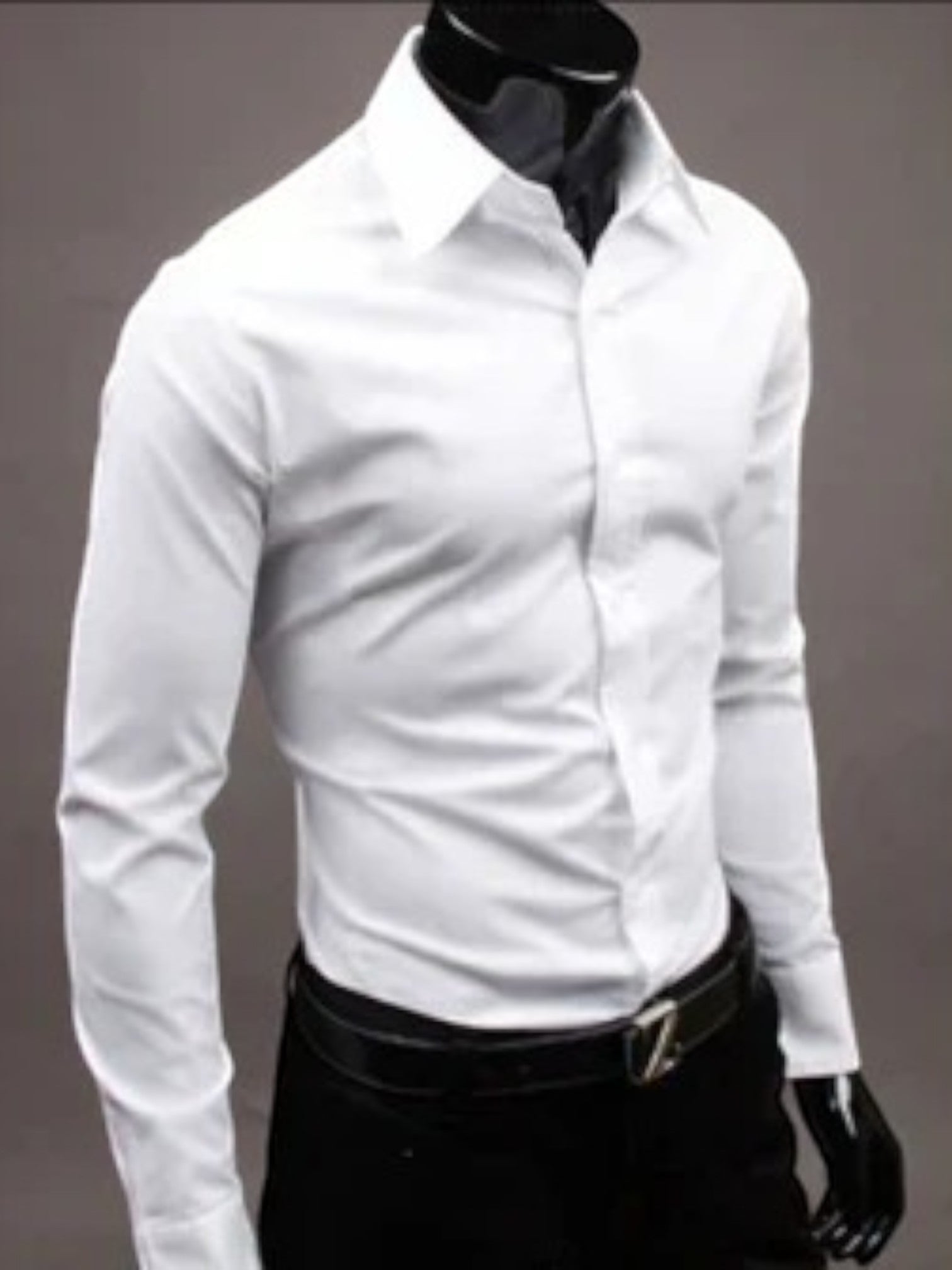 Chemise Formelle Sans Repassage Pour Homme Avec Haute Élasticité | À La Mode
