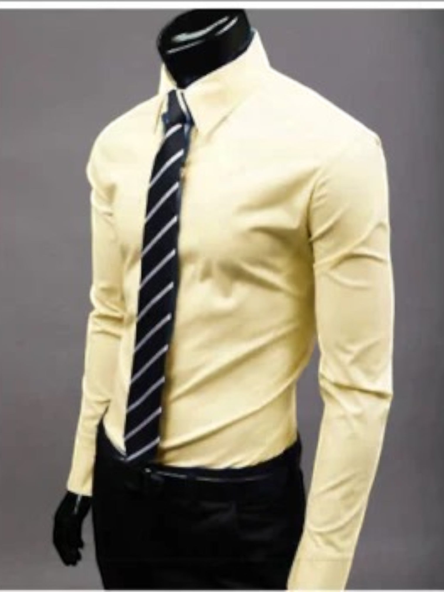 Camisa Formal Sin Planchar Para Hombre Con Alta Elasticidad | A La Moda