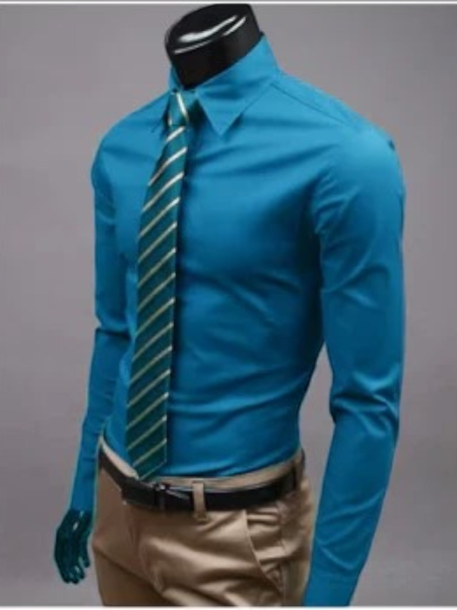Camisa Formal Sin Planchar Para Hombre Con Alta Elasticidad | A La Moda