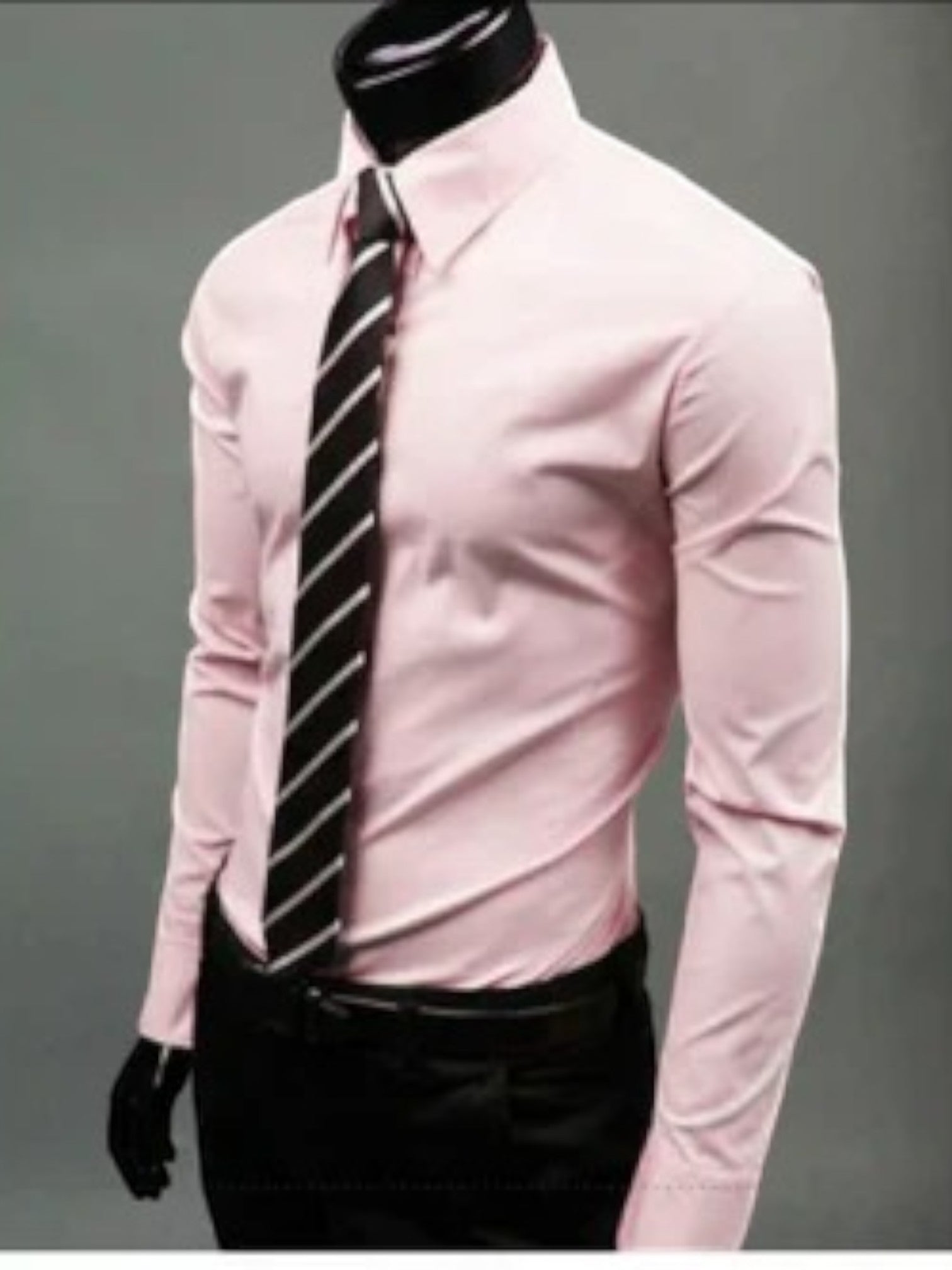 Camisa Formal Sin Planchar Para Hombre Con Alta Elasticidad | A La Moda