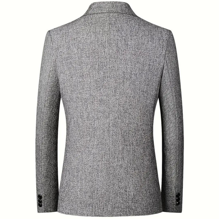 Blazer Texturé À Deux Boutons Pour Homme | Moderne