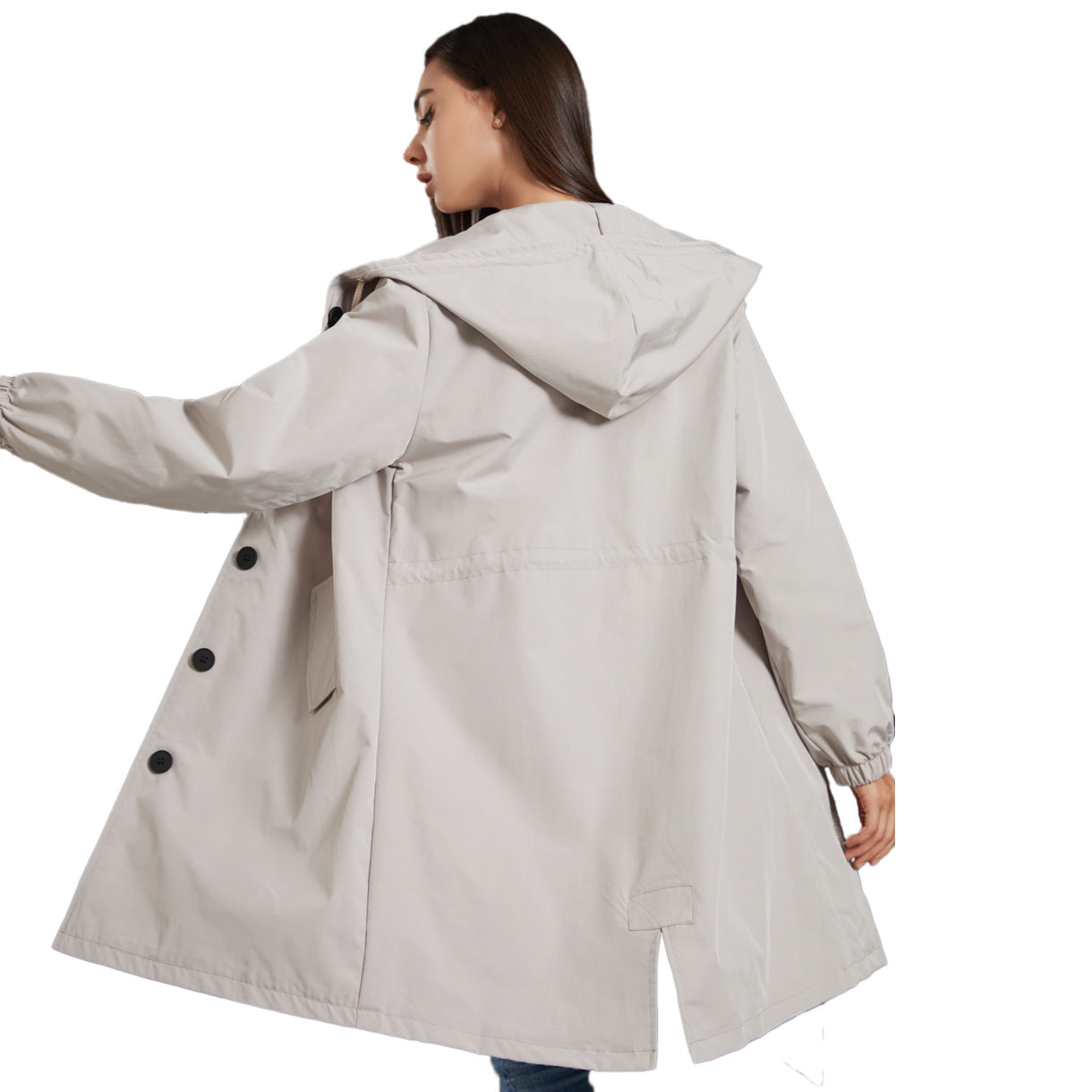 Veste De Pluie À Capuche Pour Femme | Classique