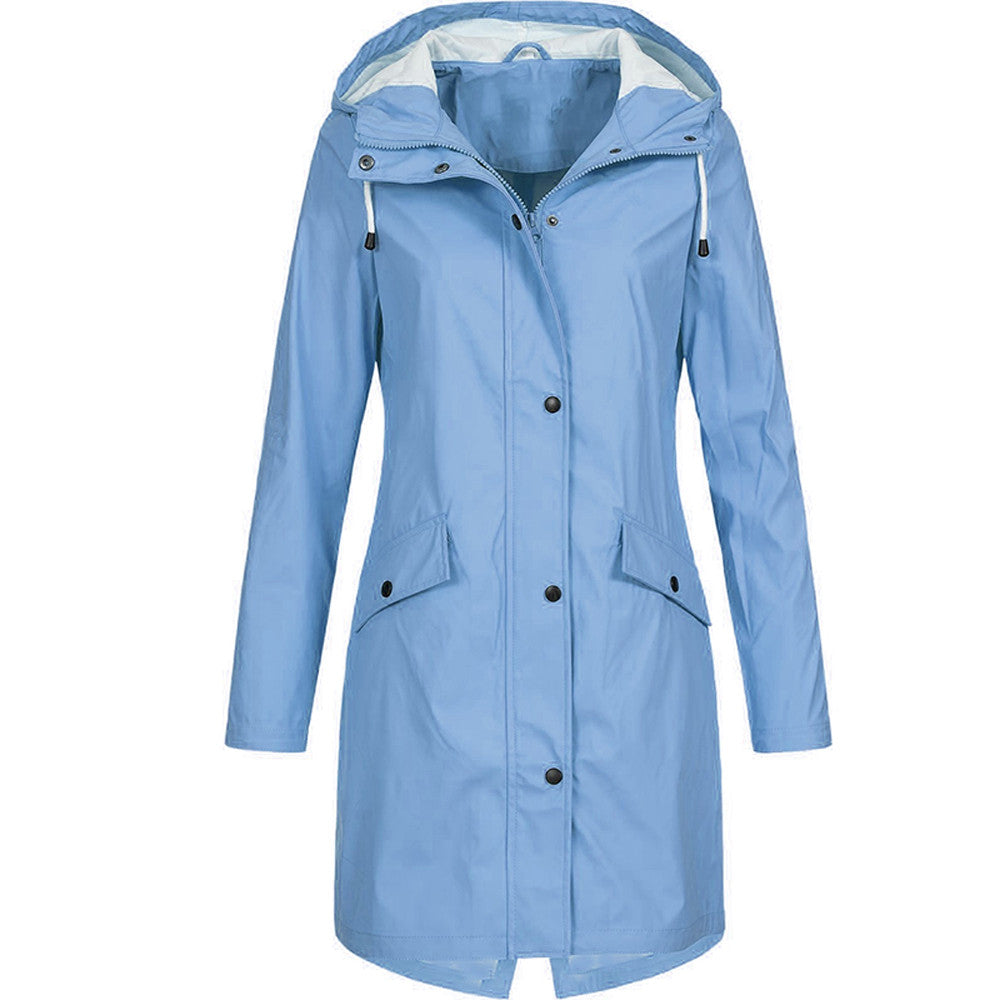 Veste De Pluie Stylée Pour Femmes | Longue