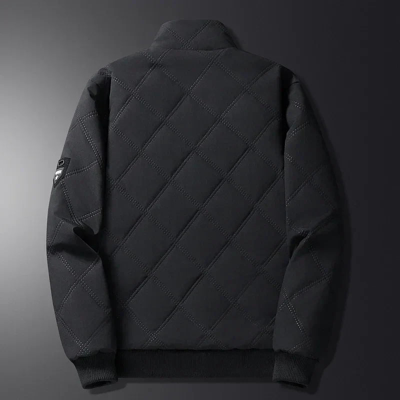 Veste D’Hiver Stylée Avec Fermeture Éclair Et Poche | Manches Longues