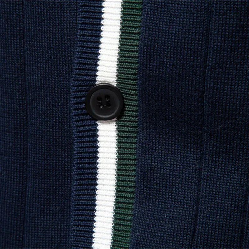 Cardigan Boutonné À Manches Longues Pour Homme | Classique