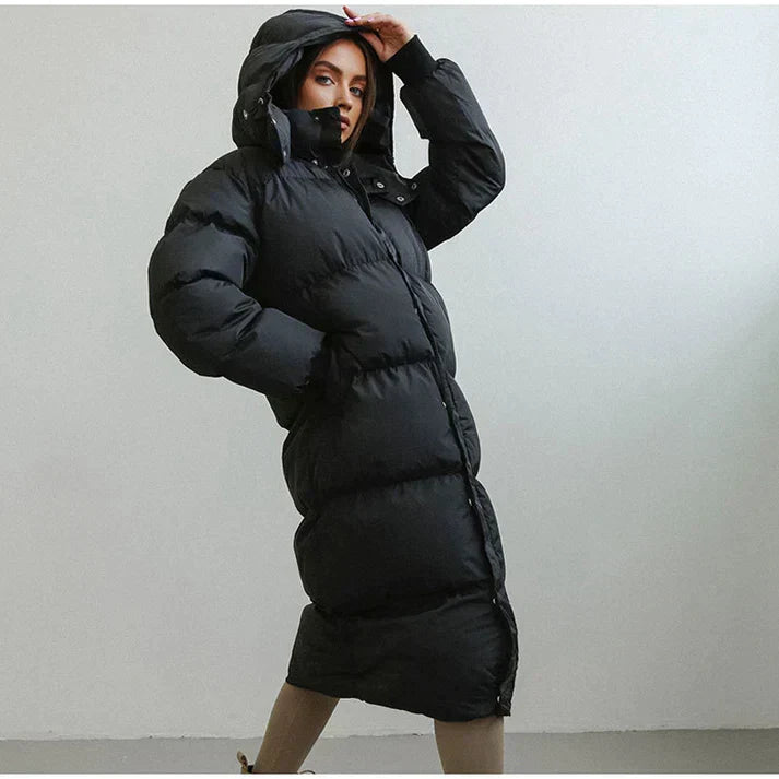 Doudoune Longue Femme | Avec Capuche