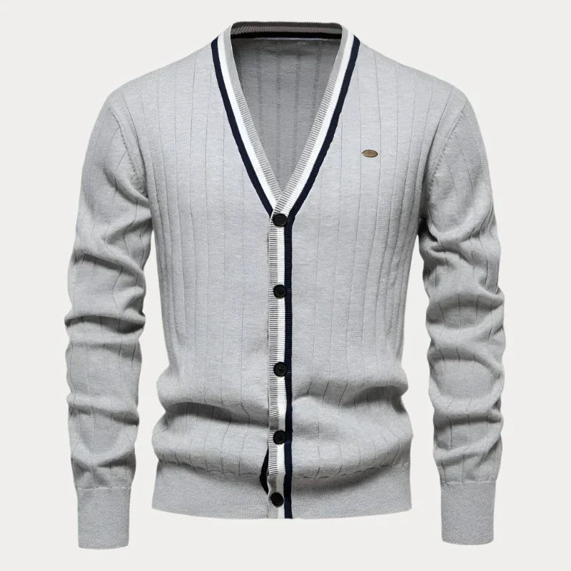 Cardigan Boutonné À Manches Longues Pour Homme | Classique