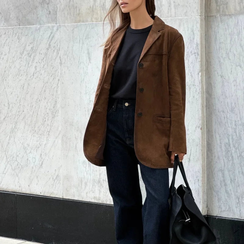 Veste Tendance Avec Fermeture À Boutons Pour Femmes | Chaud
