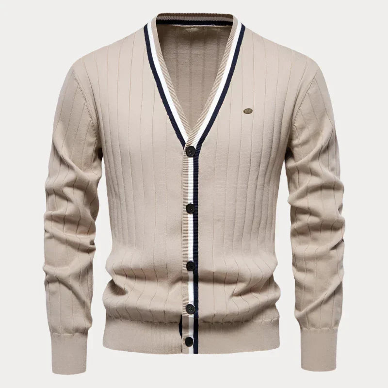 Cardigan Boutonné À Manches Longues Pour Homme | Classique