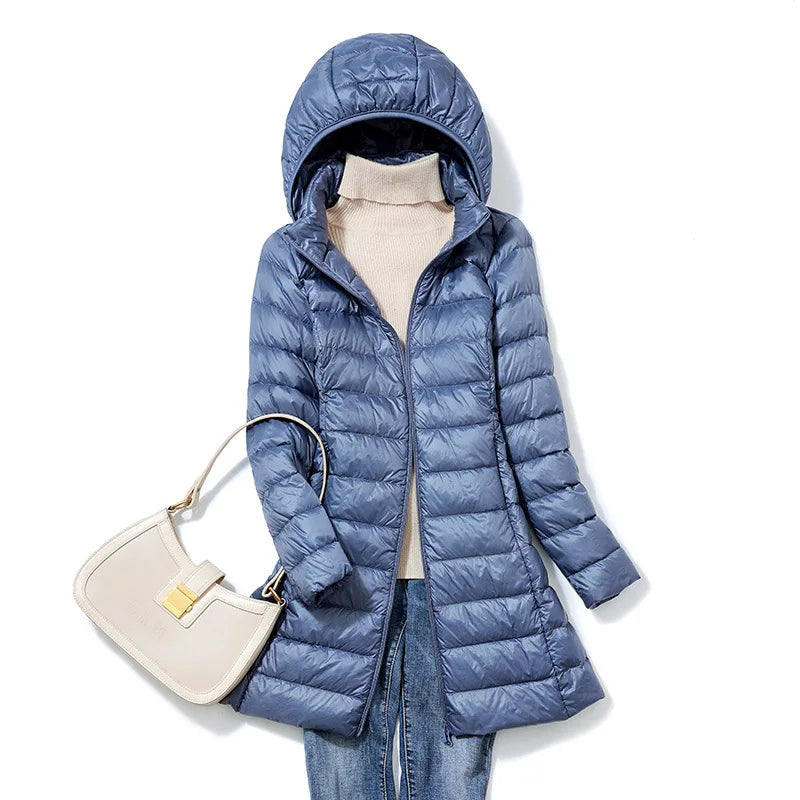 Doudoune À Capuche Amovible Pour Femme | Automne