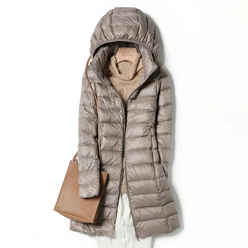 Doudoune À Capuche Amovible Pour Femme | Automne
