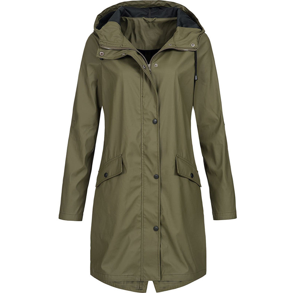 Veste De Pluie Stylée Pour Femmes | Longue