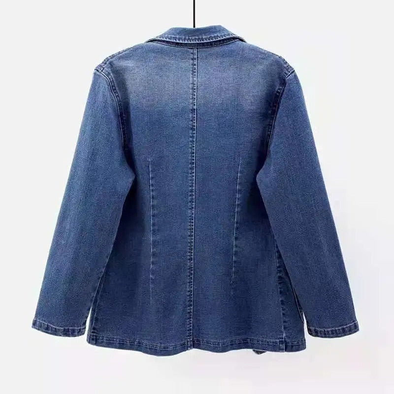 Blazer En Jean Pour Femme | Avec Poche