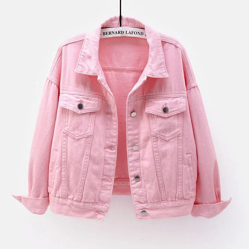 Blazer En Jean Pour Femme À Manches Longues | Avec Poche