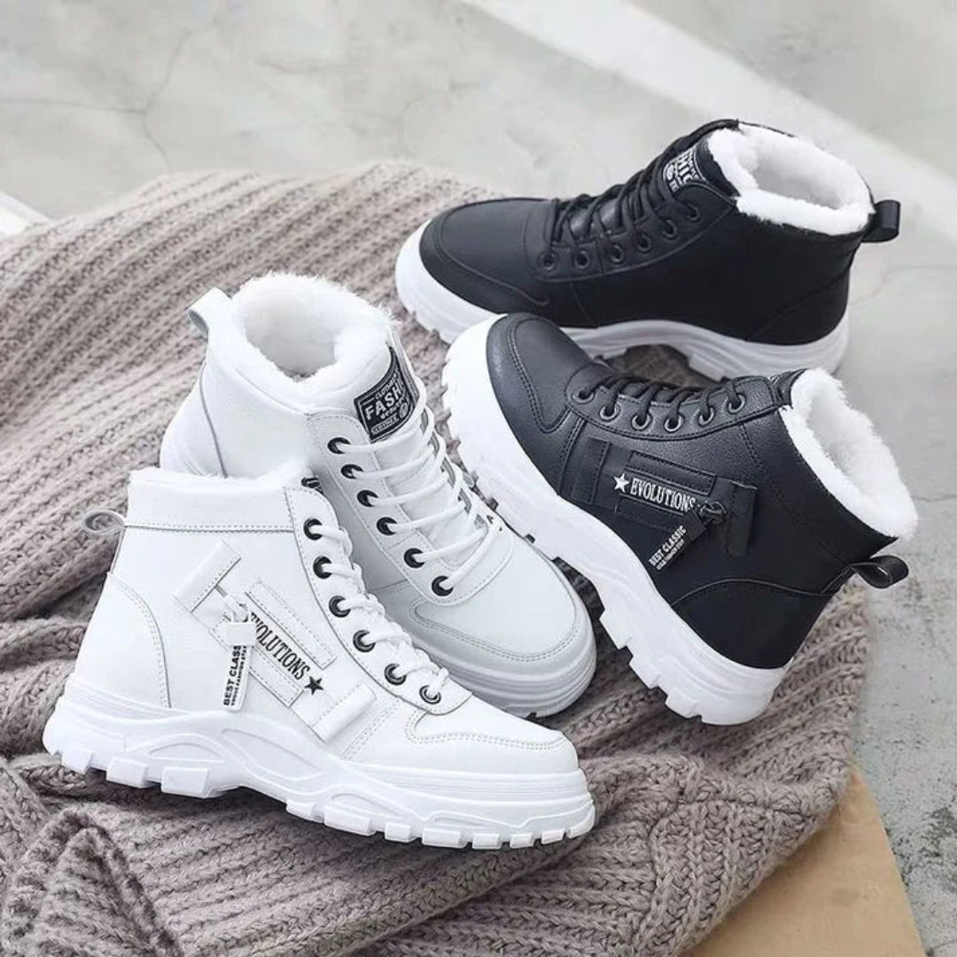 Bottines Décontractées D’hiver Pour Femmes | À Lacets