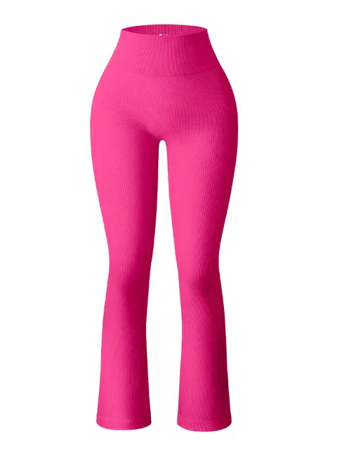 Pantalon De Yoga Évasé Décontracté Pour Femme | Taille Haute