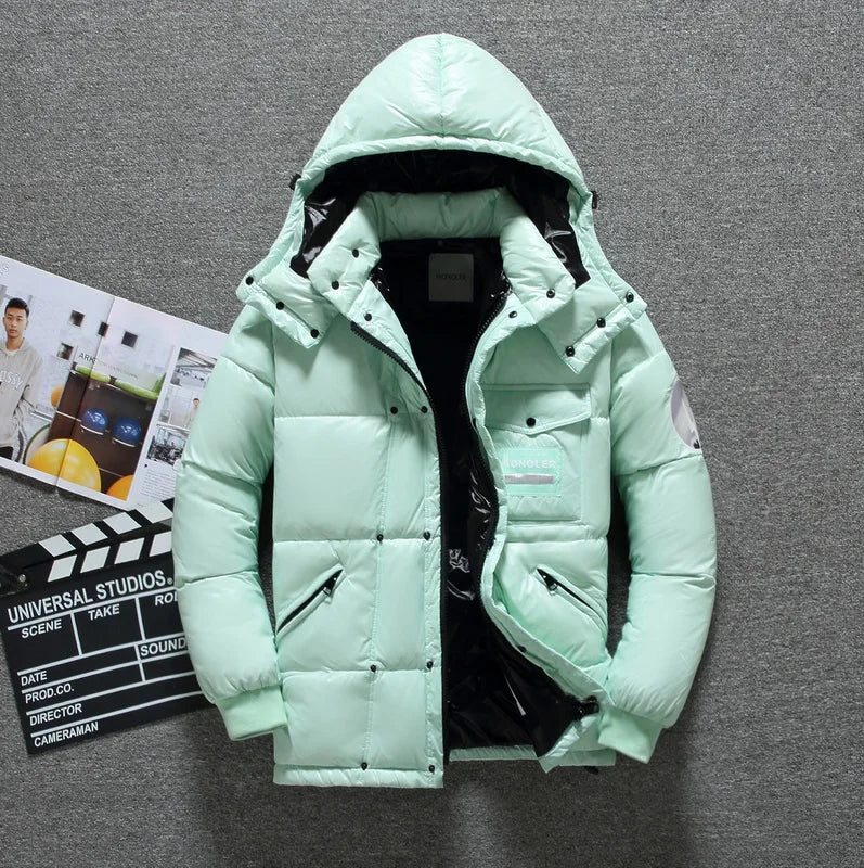 Doudoune D’Hiver Pour Homme Avec Capuche | Manche Longue