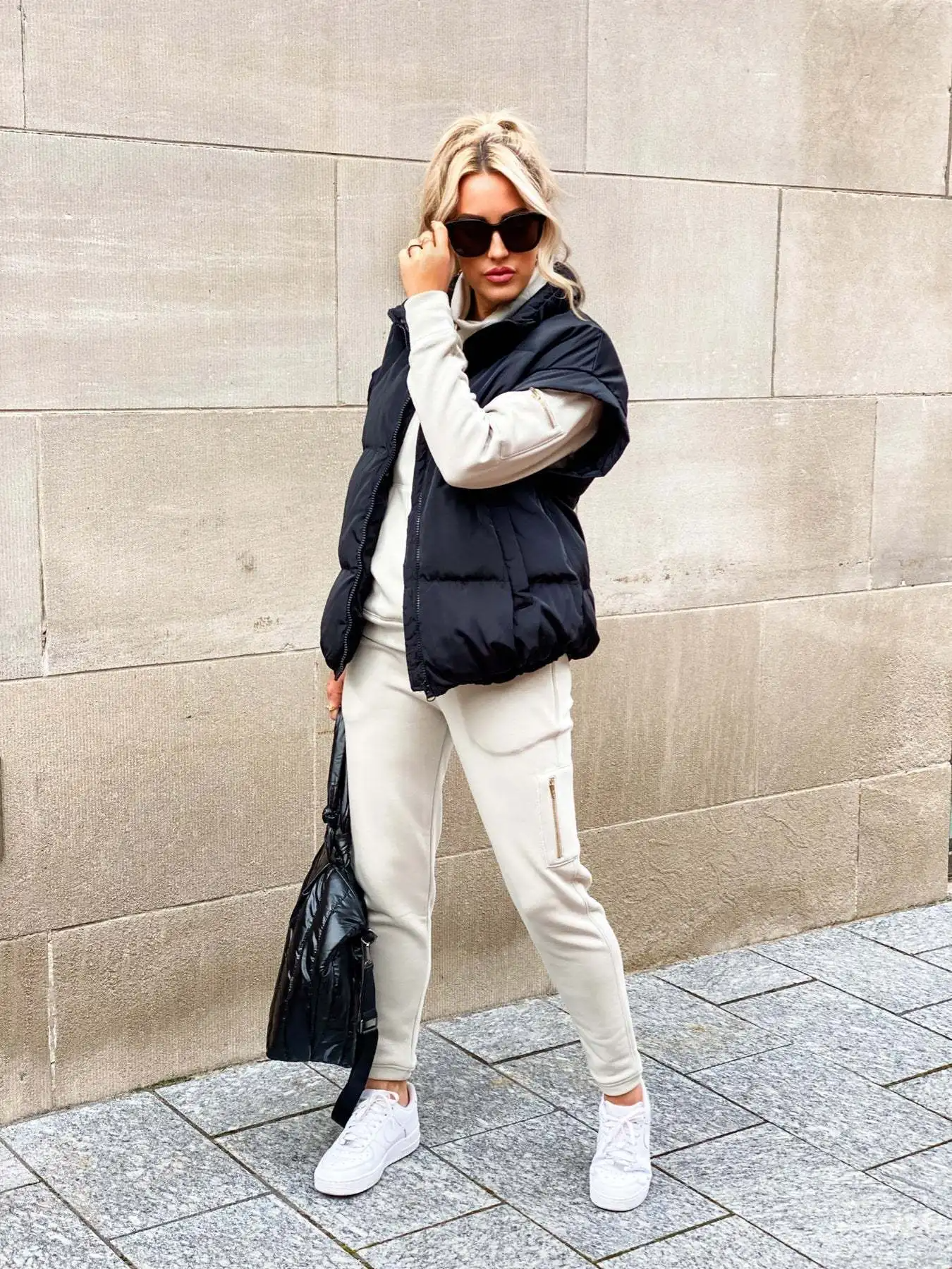 Gilet D'hiver Tendance À Fermeture Éclair Pour Femme | Sans Manches