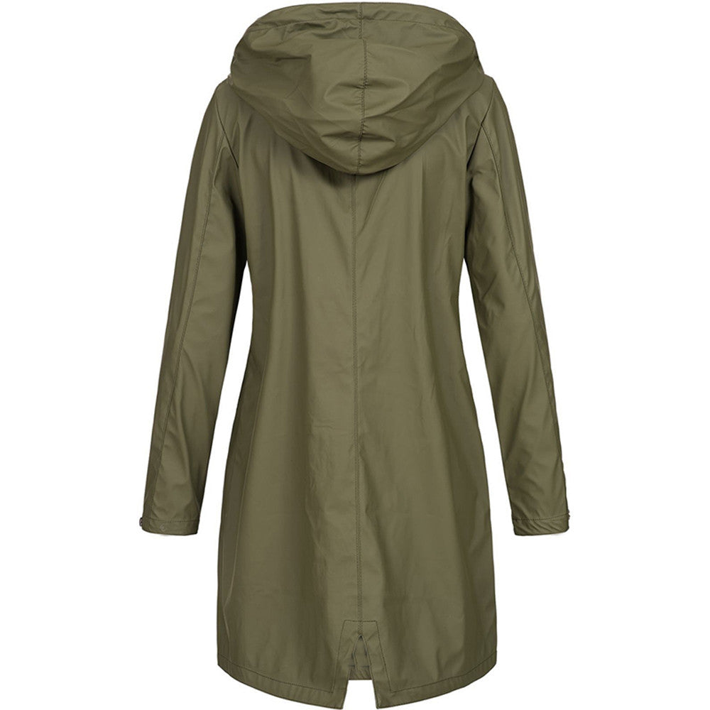 Veste De Pluie Stylée Pour Femmes | Longue
