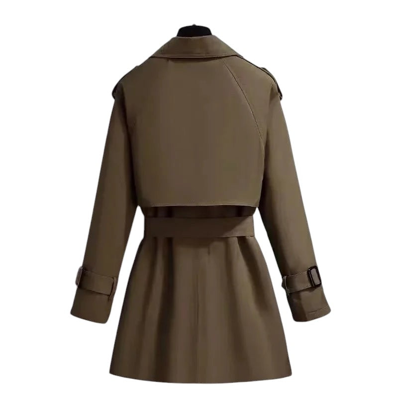 Mireille - Manteau Trench Vintage pour Femme avec Ceinture-lifestra.fr