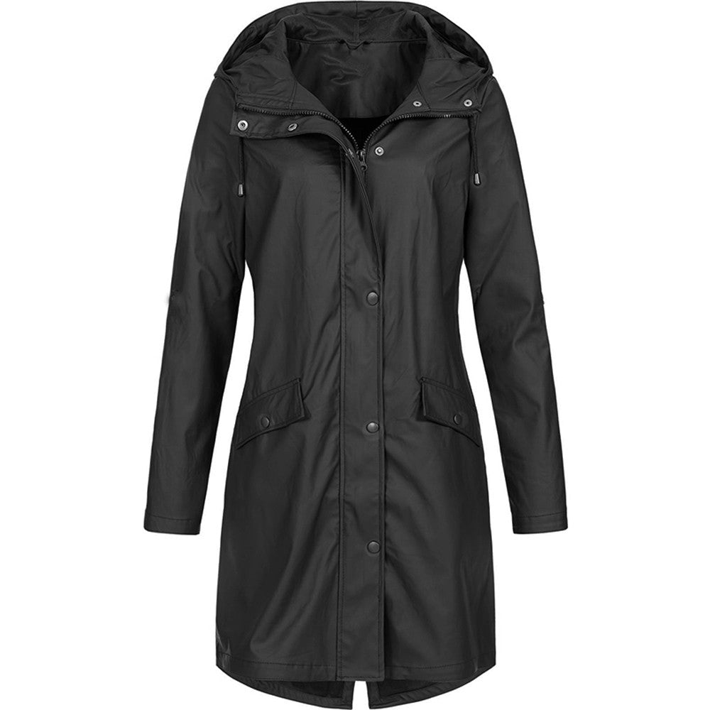Veste De Pluie Stylée Pour Femmes | Longue