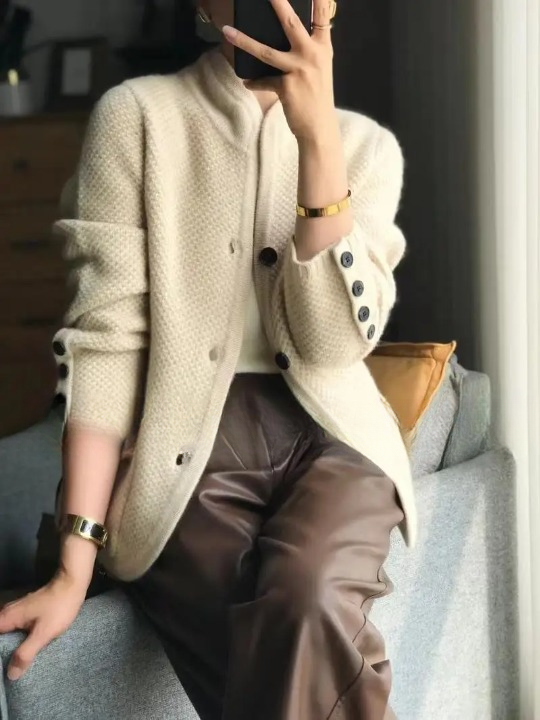 Cardigan Moderne Pour Femme Avec Boutons | Manches Longues
