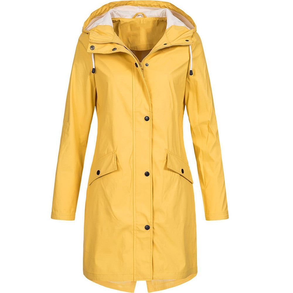 Veste De Pluie Stylée Pour Femmes | Longue