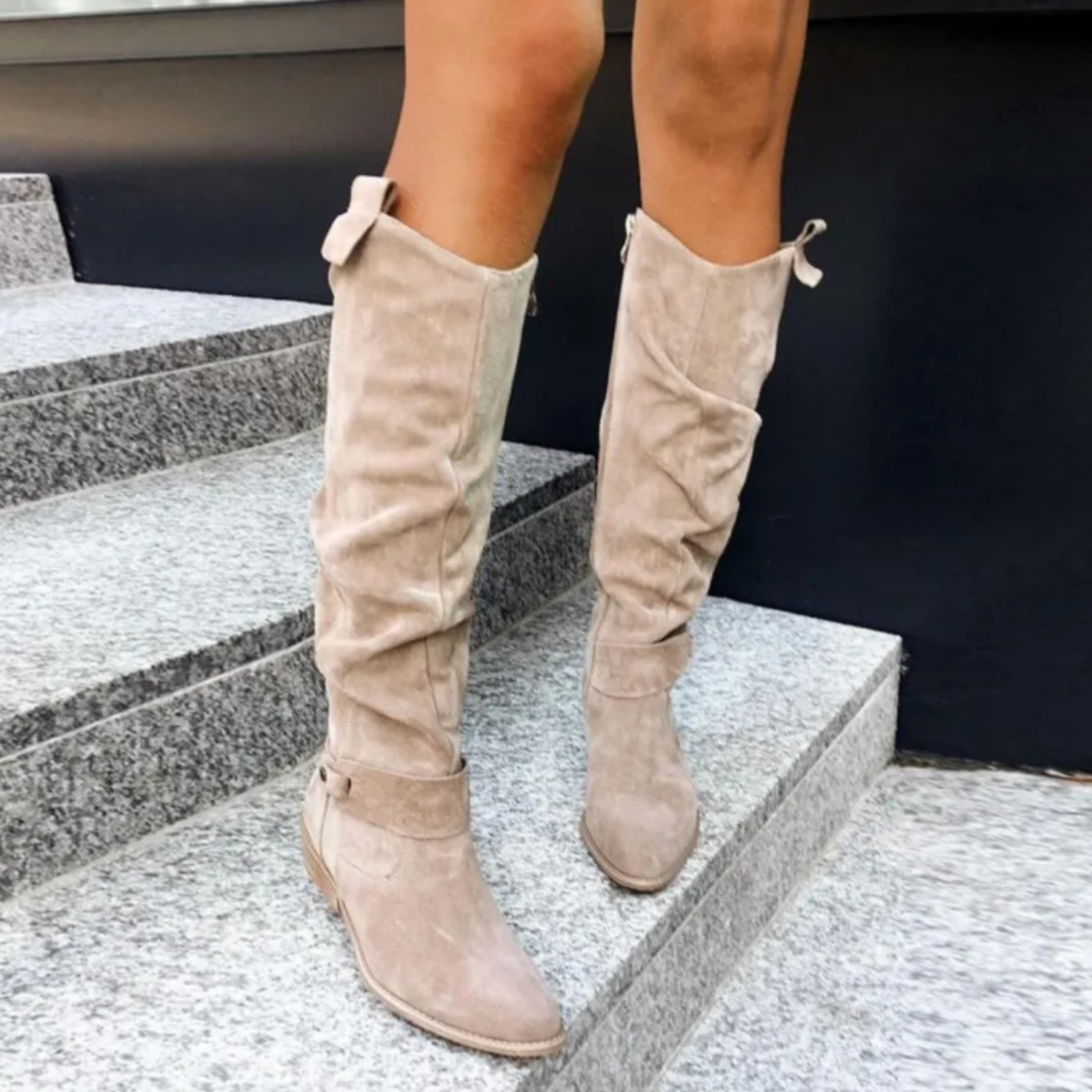 Bottes Classiques En Daim Pour Femme | Hiver