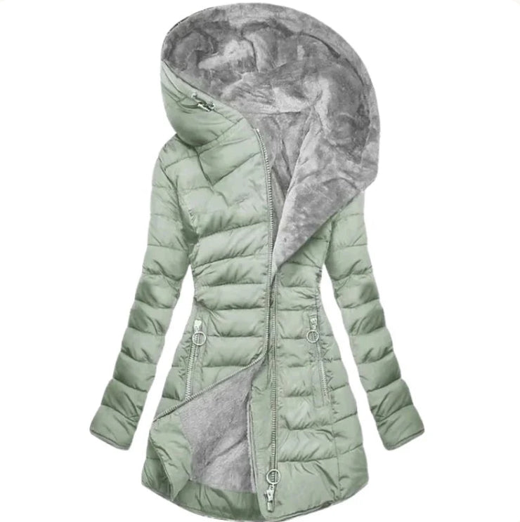 Parka Stylée À Capuche Pour Femme | Hiver