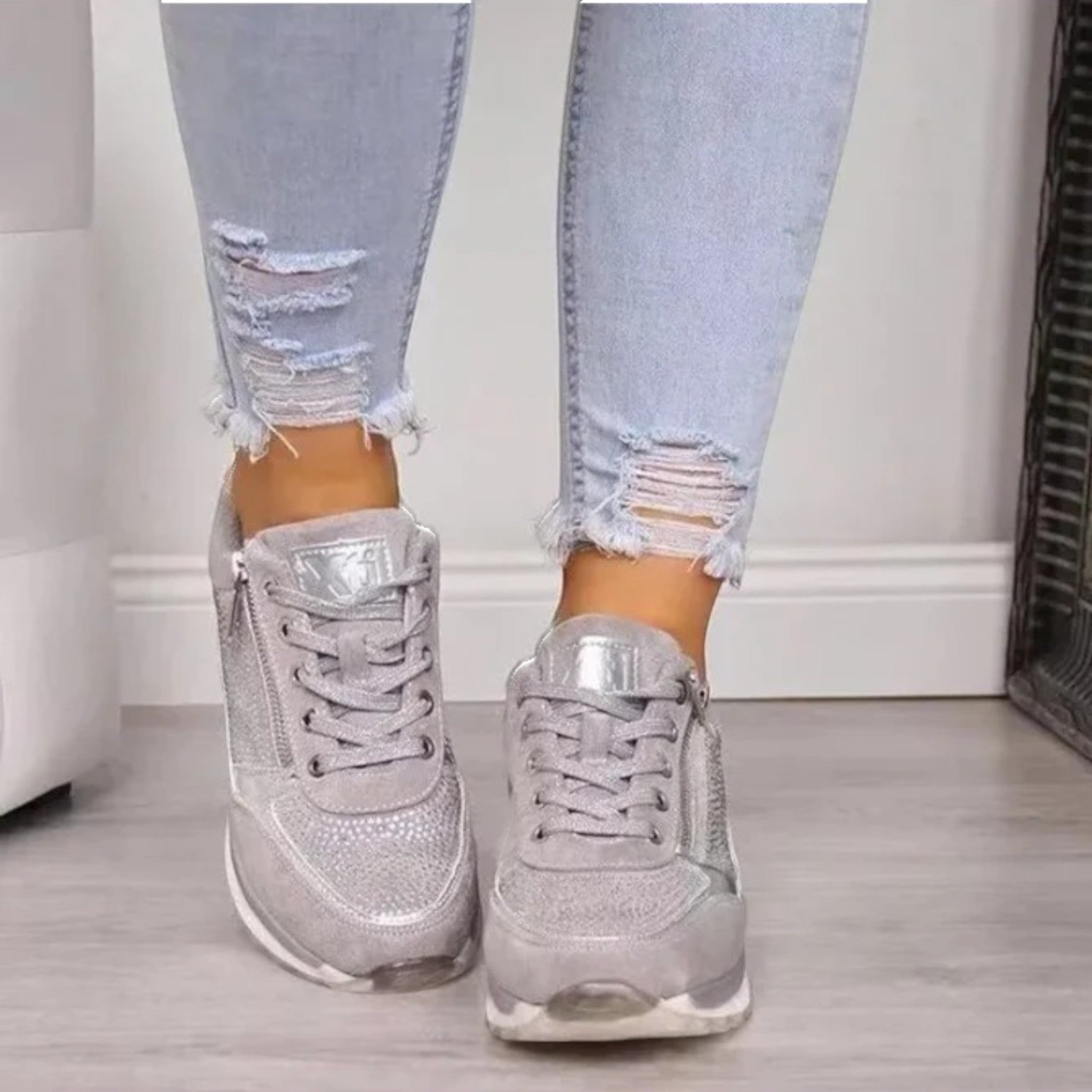 Baskets Tendance Pour Femmes | Fermeture Éclair