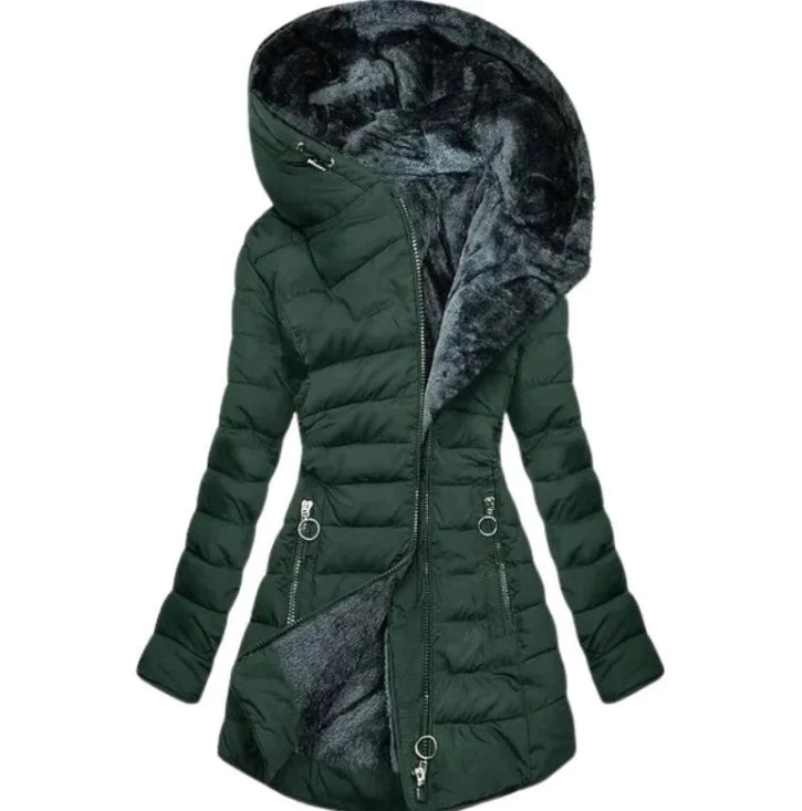 Parka Stylée À Capuche Pour Femme | Hiver