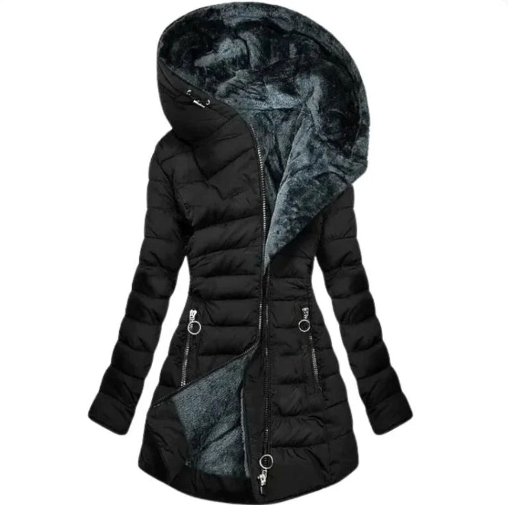 Parka Stylée À Capuche Pour Femme | Hiver