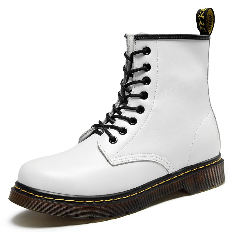 Bottes Décontractées En Cuir Pour Femme | À Lacets