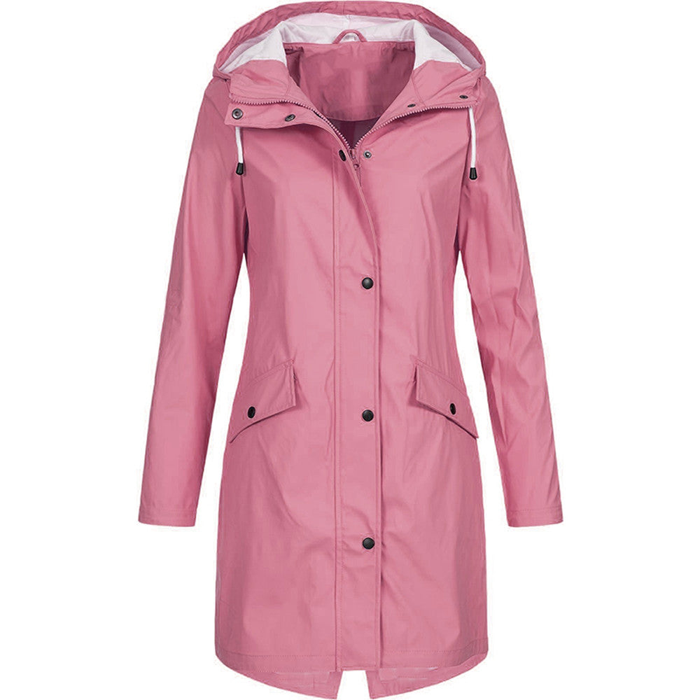 Veste De Pluie Stylée Pour Femmes | Longue