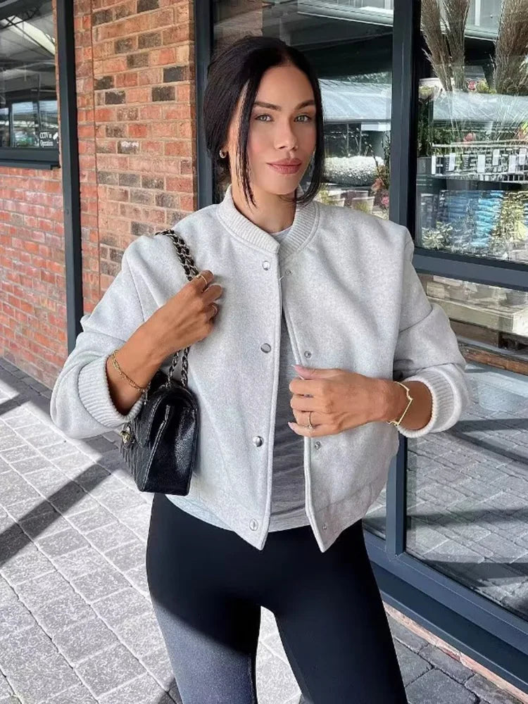 Veste Bomber Courte Et Stylé Pour Femme | Chaude