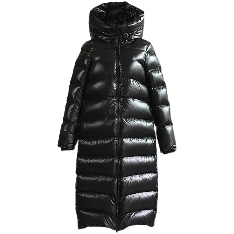 Longue Veste Doudoune D’Hiver Pour Femme | Avec Capuche