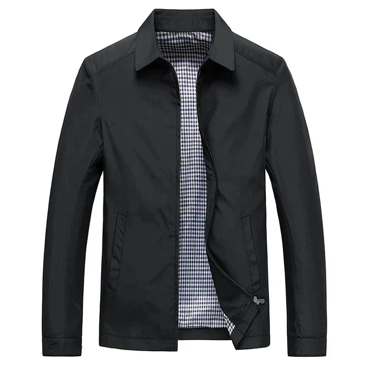 Veste Décontractée Pour Homme Avec Col | Fermeture Éclair