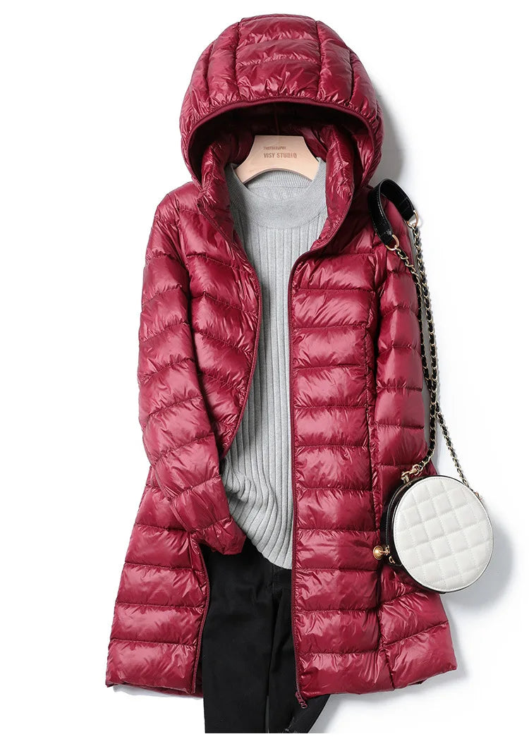 Doudoune À Capuche Amovible Pour Femme | Automne