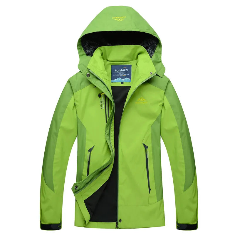 Manteau De Pluie Avec Poches Zippées Pour Femmes | Bicolore