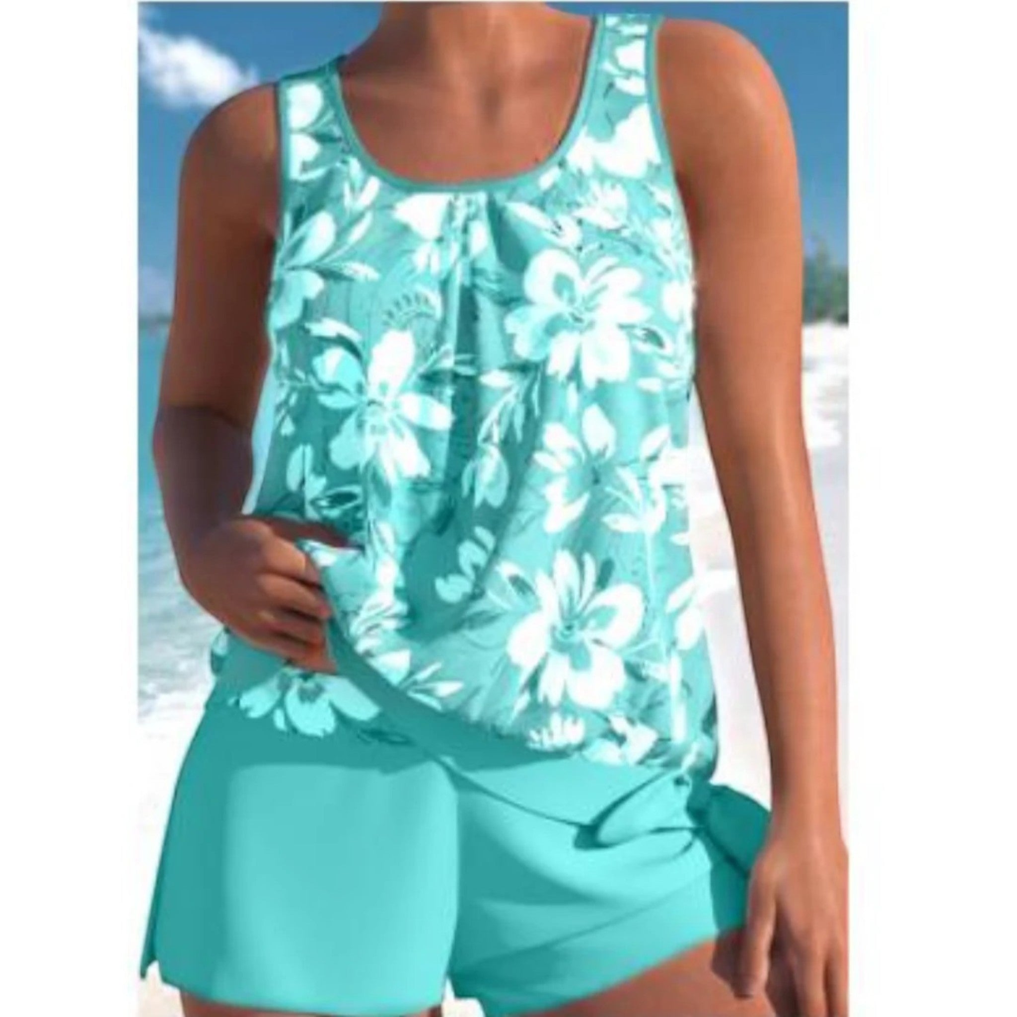 Manon | Tankini À Fleurs Élégantes Pour Femmes