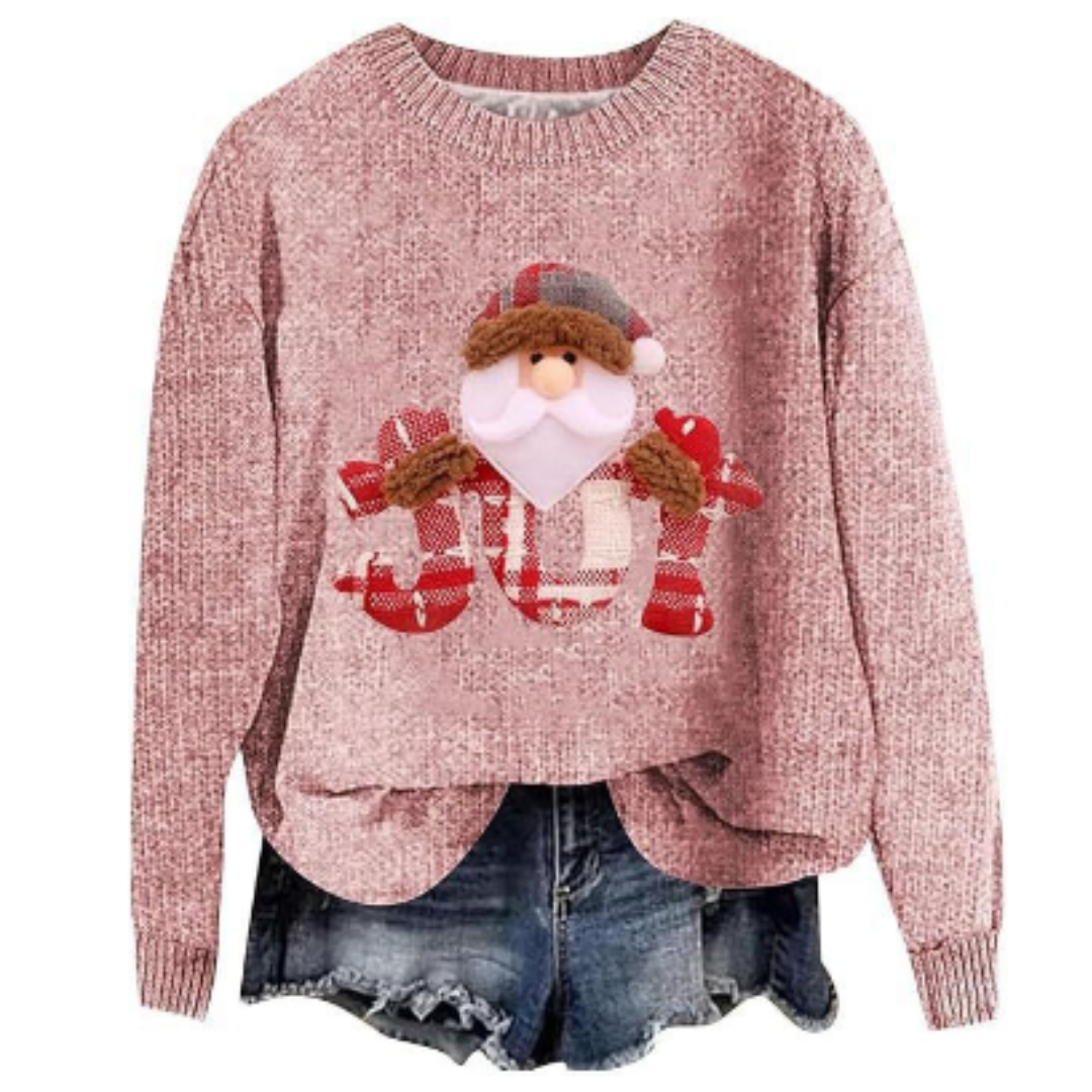 Pull De Noël Pour Femme | Col Rond
