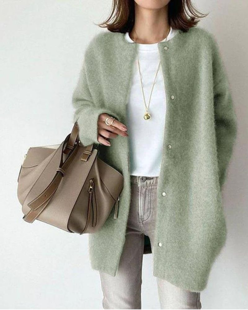 Cardigan Stylé En Cachemire Pour Femme | Hiver