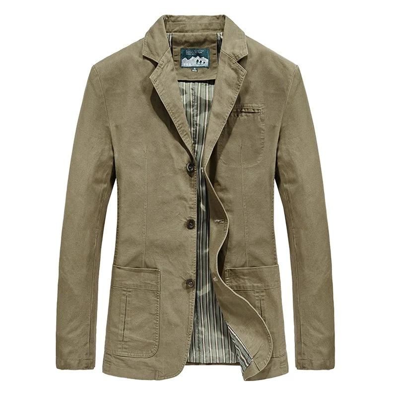 Blazer Décontracté Boutonné Pour Homme | Simple Boutonnage