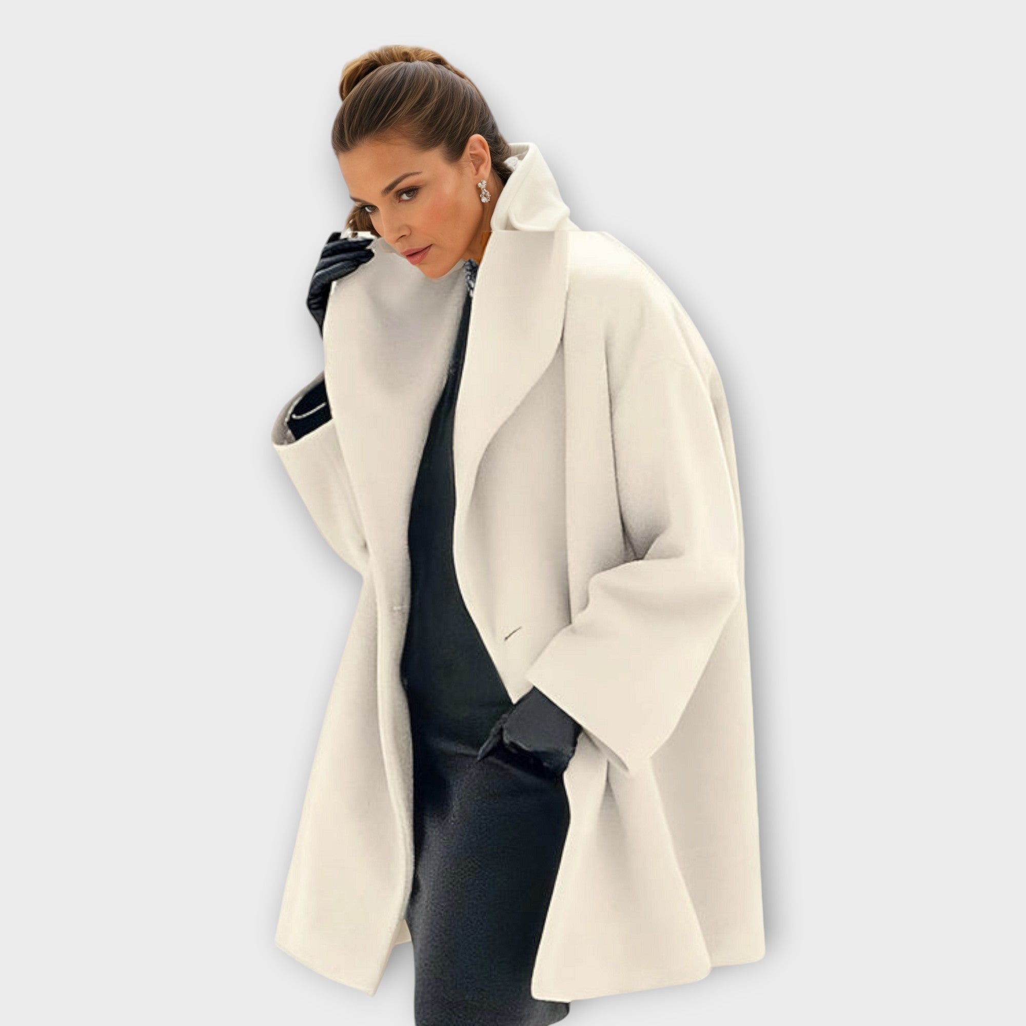 Manteau D'hiver Oversize Pour Femme | Manches Longues
