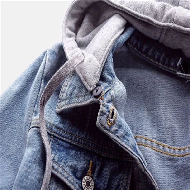 Veste En Jean Avec Capuche Amovible Pour Femme | Style Décontracté